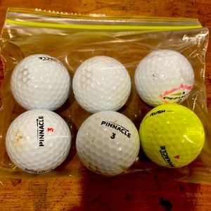 Pinnacle Used Golf Balls Bundle 6